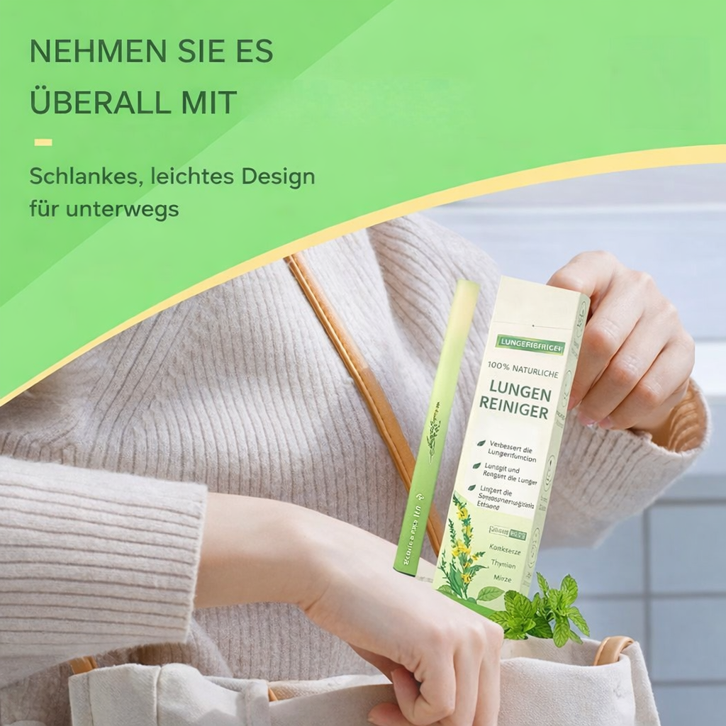 Nikotinfreier Lungenreiniger | Frische Atmung | Kräuterdiffusor | PureLung
