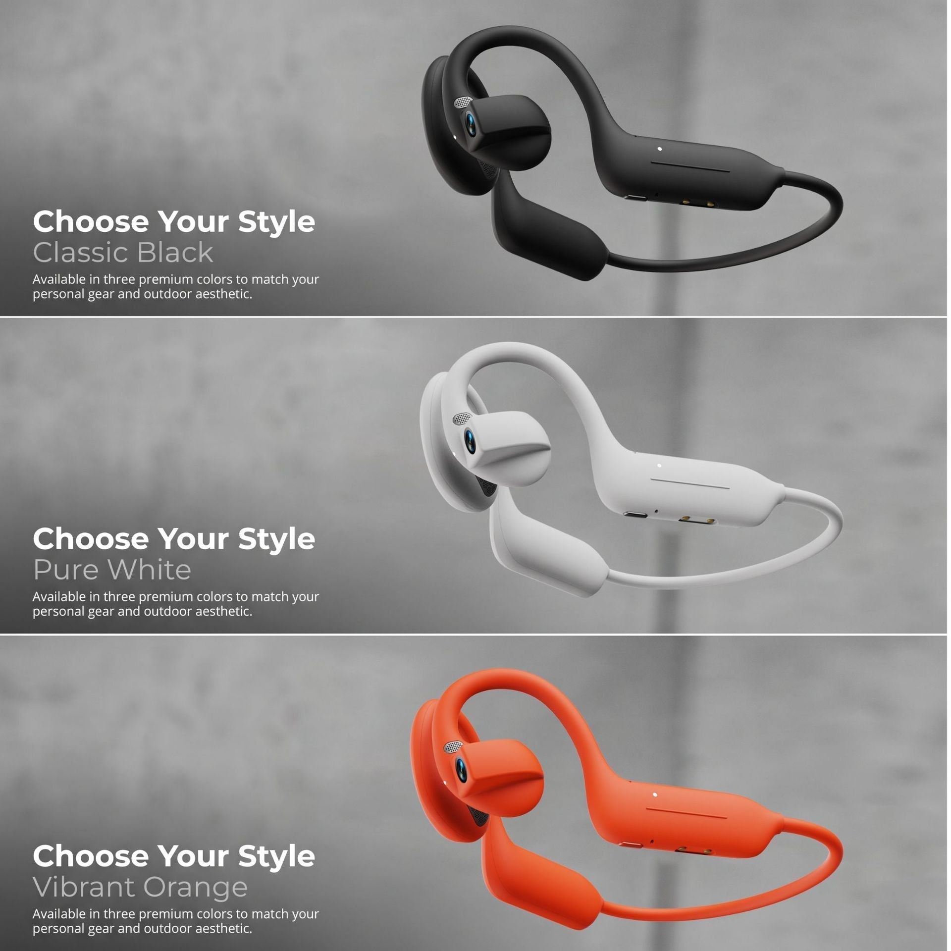 Auriculares de traducción Smart-Vision | Con cámara de 8 MP | Graba con las manos libres | RideLens