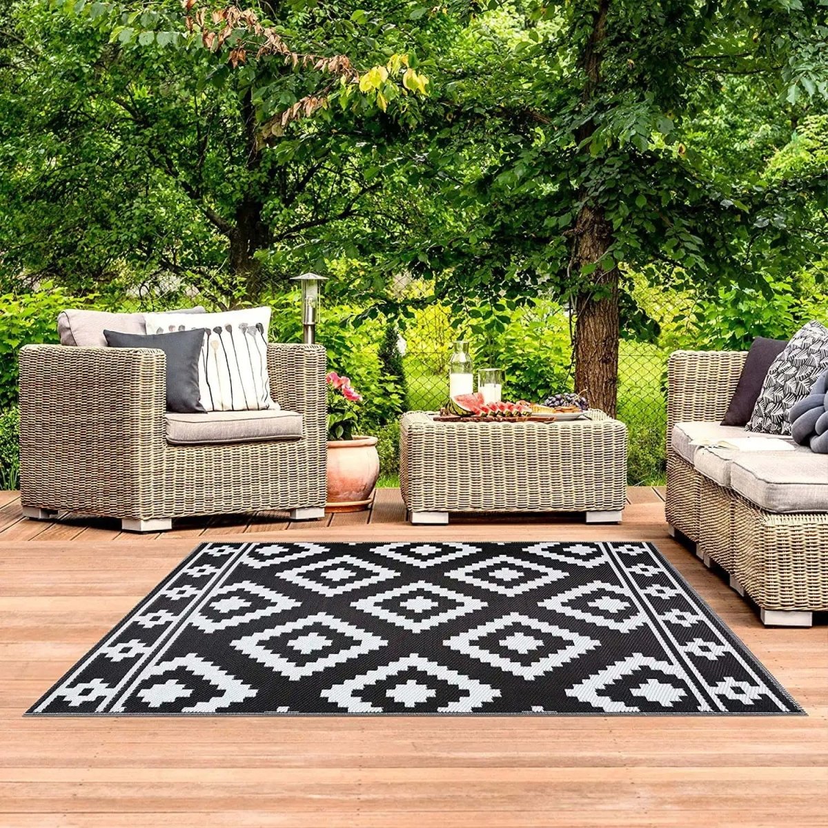 Outdoor-Gartenteppich | Wetterfest | Pflegeleicht | Terraloom