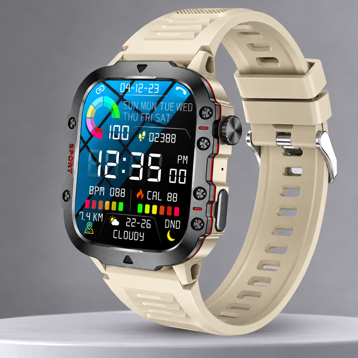 Outdoor-Smartwatch | Wasserdicht | Multifunktional | PeakWatch