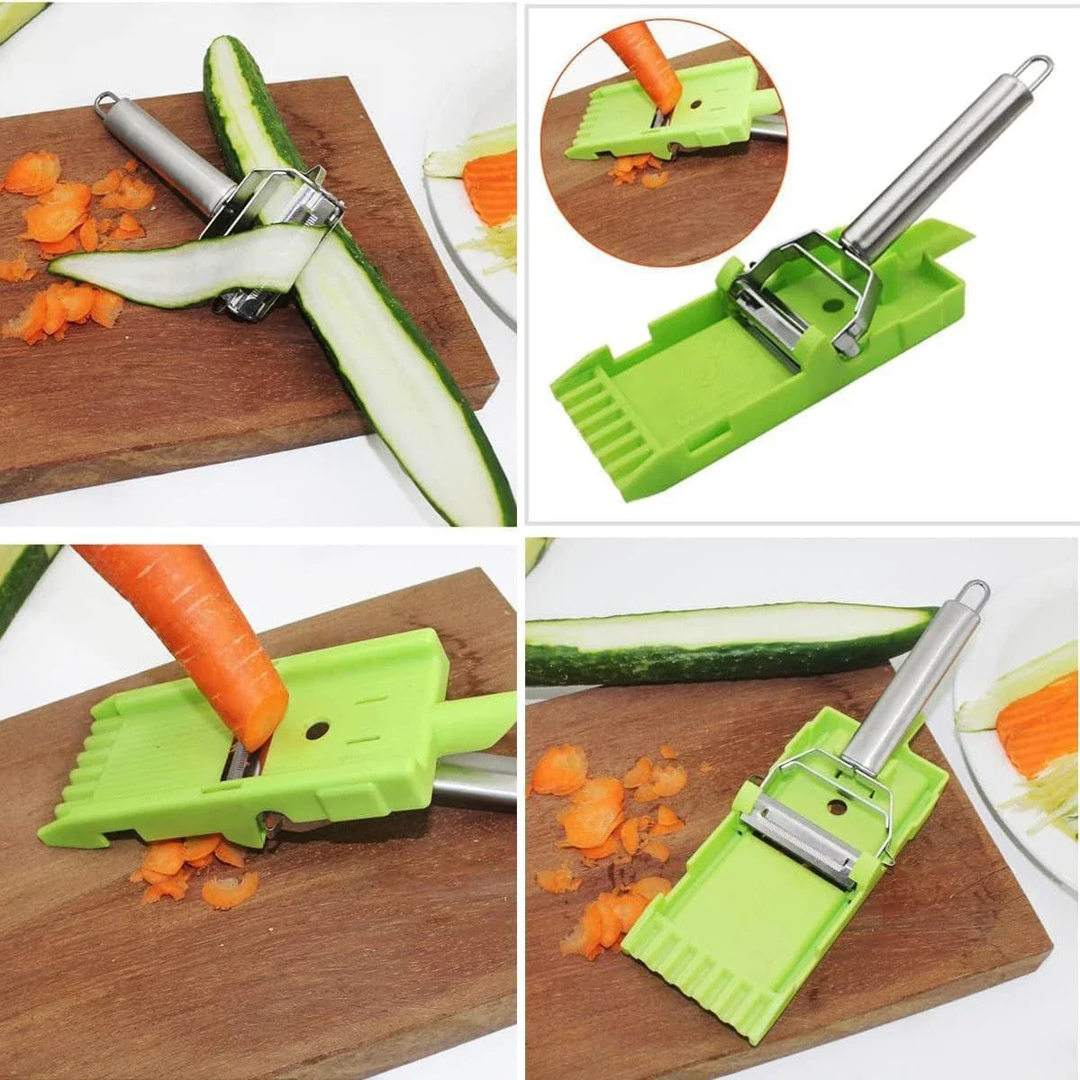 Peelux™ | schwenkbarer Gemüseschäler