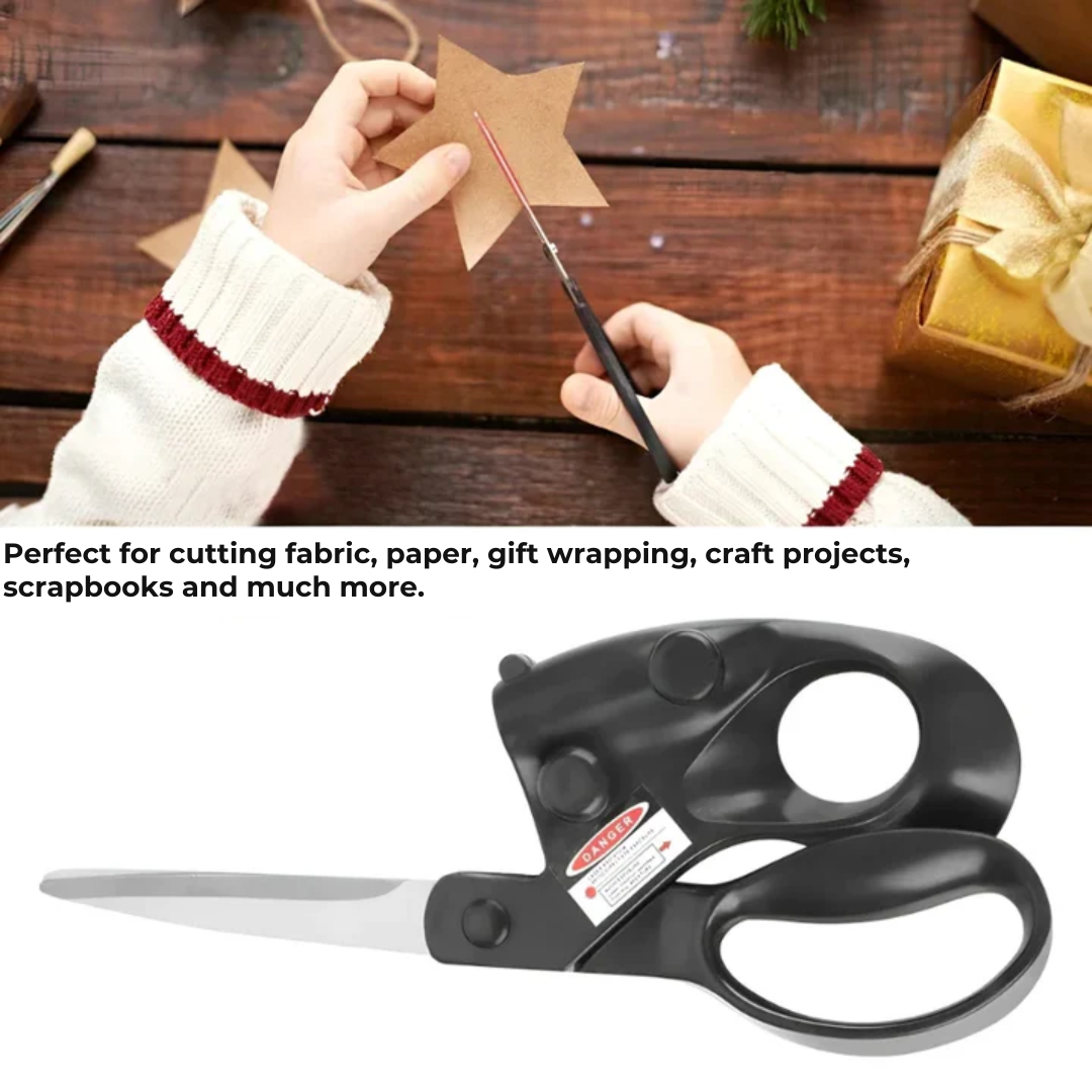 Forbici da cucito guidate al laser | per tagli dritti | per cucito e bricolage LaserLine | LaserLine