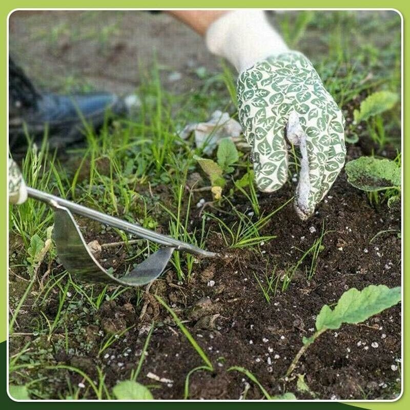 Pflanze ziehen Unkrautstecher | V-Gabel & Hebelwirkung | Garten & Balkon | WeedVault