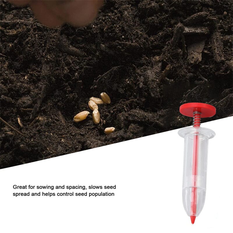 Pflanzen Saatinjektor | Präzise Aussaat | Ergonomisch für Beet & Hochbeet | SeedShot