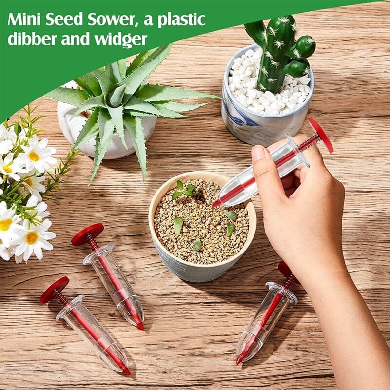 Pflanzen Saatinjektor | Präzise Aussaat | Ergonomisch für Beet & Hochbeet | SeedShot