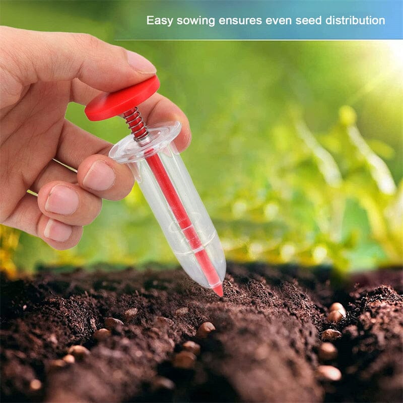 Pflanzen Saatinjektor | Präzise Aussaat | Ergonomisch für Beet & Hochbeet | SeedShot