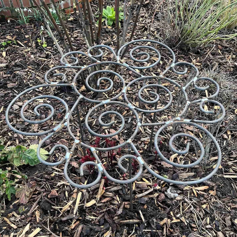 Pflanzenunterstützung Metall Handgefertigt | Spiraldesign | Wetterfest | StemRise