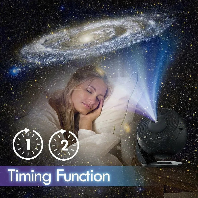 Planetarium-Projektor 360 Grad drehbar 12 Filmscheiben mit 4-Stunden-Timer 4