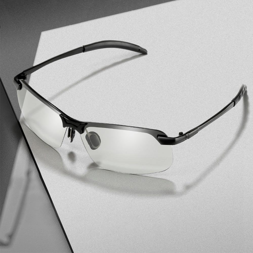 Polarisierende Sonnenbrille Photochrom | UV400 Schutz | Halbrahmen Sportbrille | Clarovex