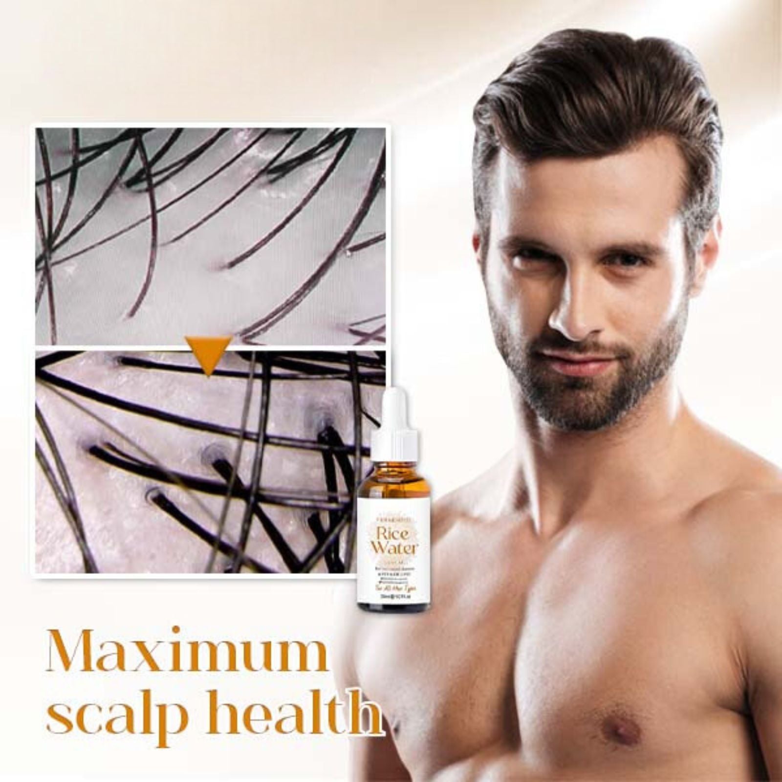 PoreAid™ | Japanisches fermentiertes Reiswasser Haarserum