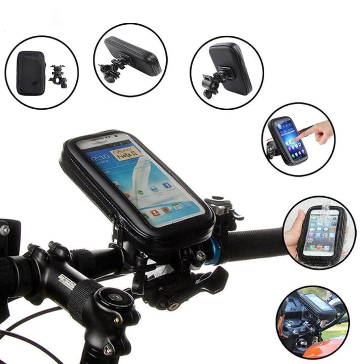 Powerbank Fahrradhalterung | Wasserdicht Touchscreen | Universal Zoll Lenker | Voltride