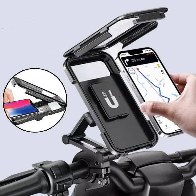 Powerbank Fahrradhalterung | Wasserdicht Touchscreen | Universal Zoll Lenker | Voltride