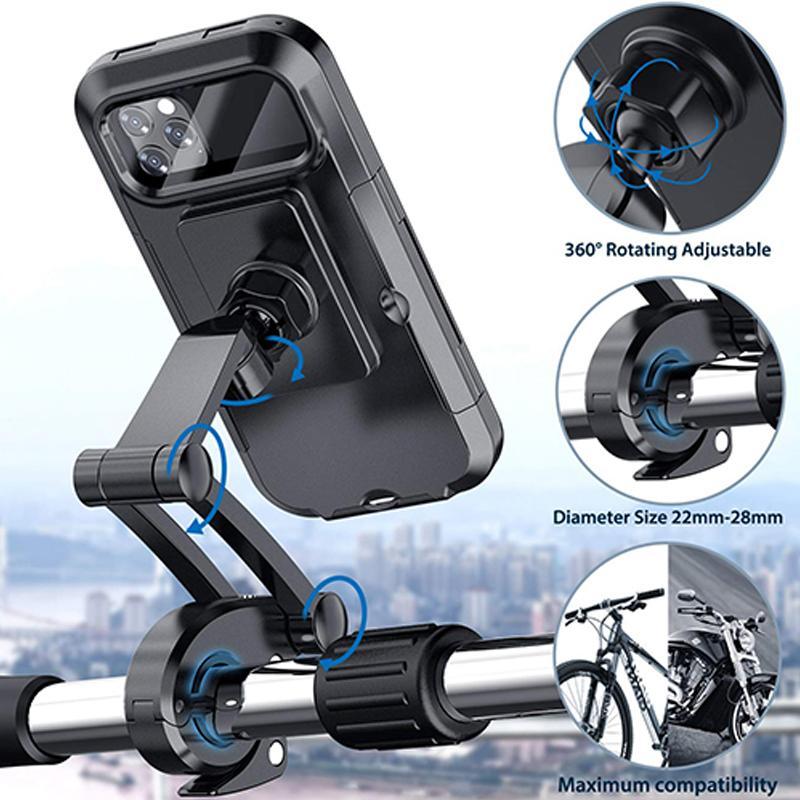 Powerbank Fahrradhalterung | Wasserdicht Touchscreen | Universal Zoll Lenker | Voltride