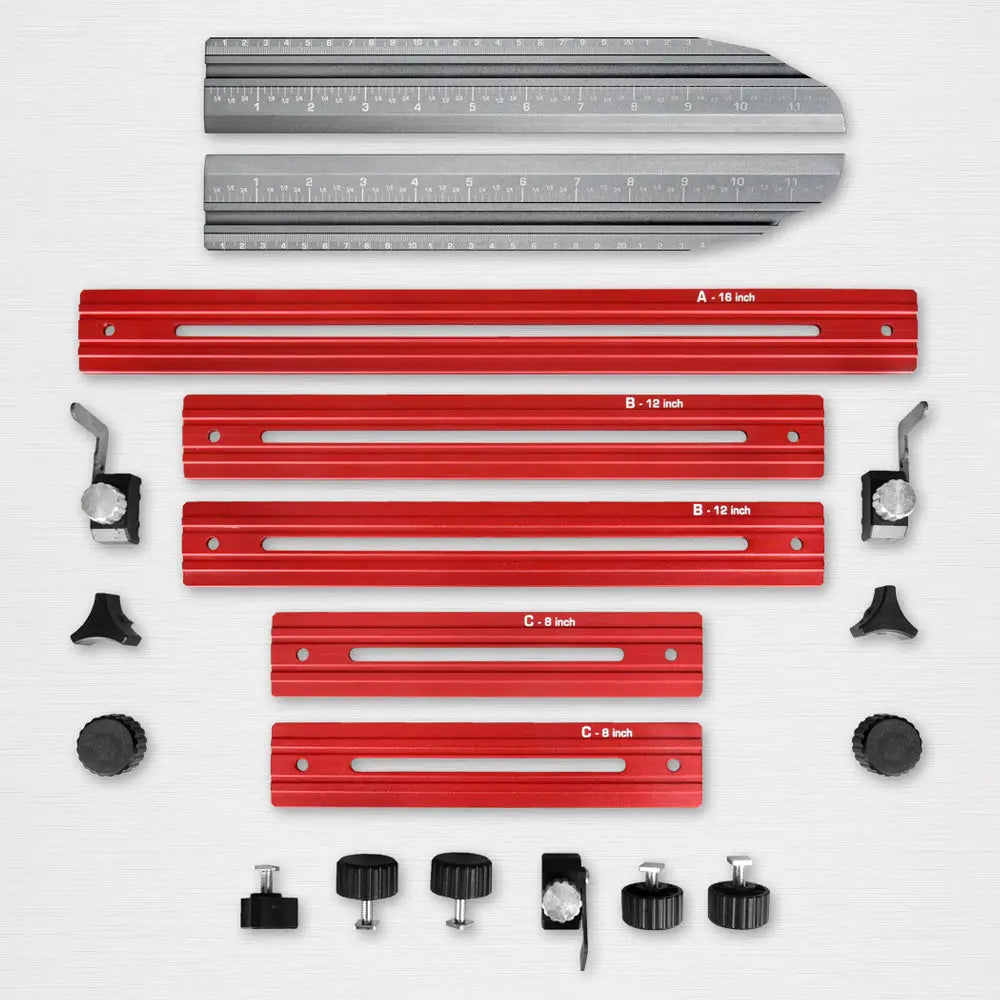 Winkelmesswerkzeug Aluminium verstellbar | bis 120 mm | Präzise Schablone für Treppen, Möbel & Leisten ohne Nachmessen 5
