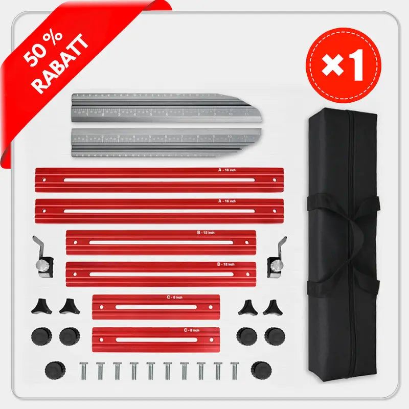 Winkelmesswerkzeug Aluminium verstellbar | bis 120 mm | Präzise Schablone für Treppen, Möbel & Leisten ohne Nachmessen 8