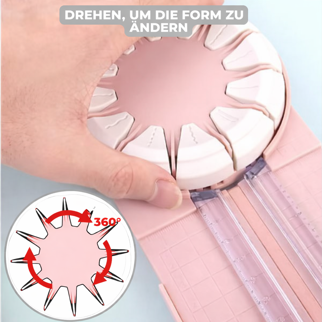 Präzisionsschneider | 12-in-1 Schnittsystem | Rutschfest | Ergonomisch | CraftEdge