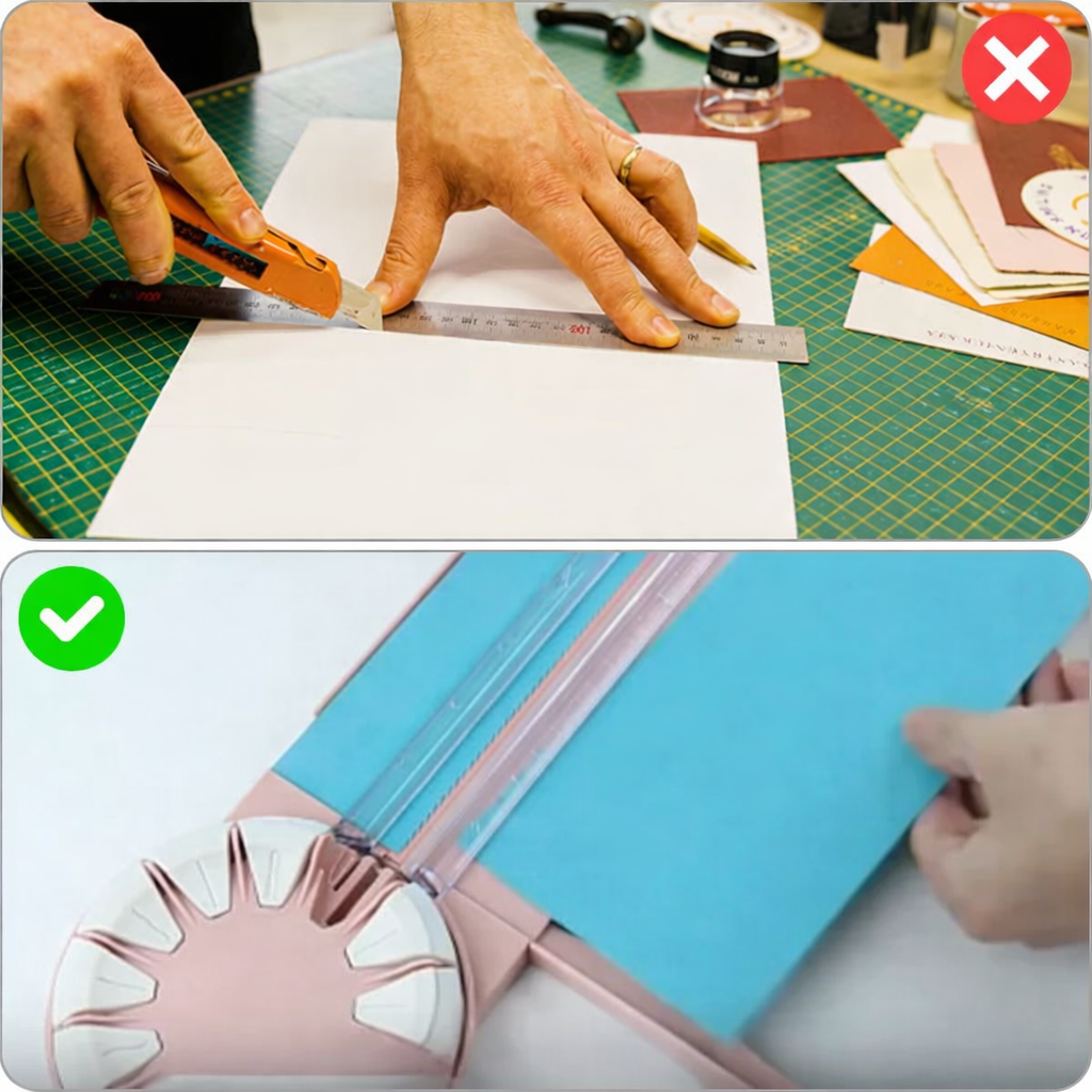 Präzisionsschneider | 12-in-1 Schnittsystem | Rutschfest | Ergonomisch | CraftEdge