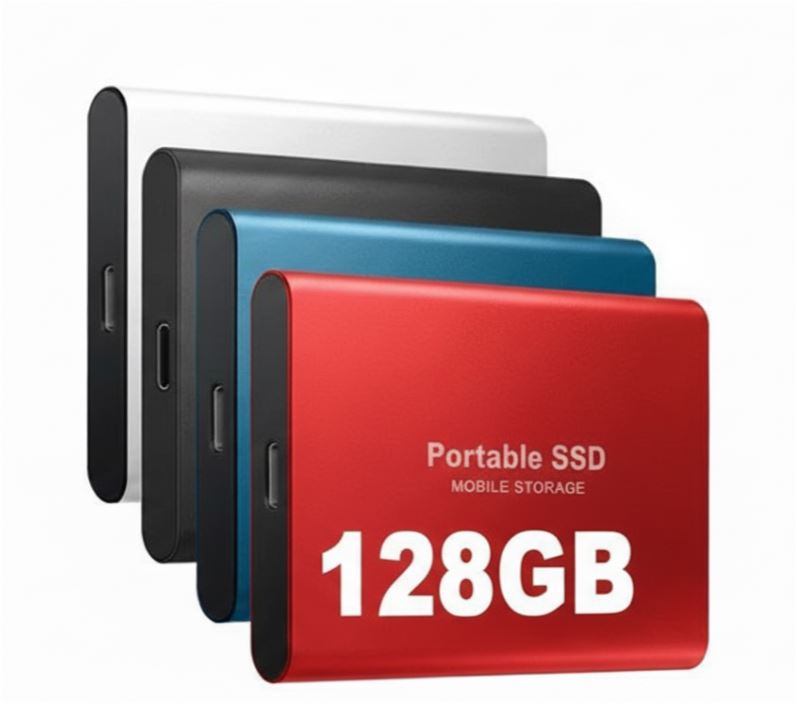 Externe SSD 128GB | Ultraschnelle Datenübertragung | Robustes Aluminiumgehäuse, kompakt und leicht für unterwegs 5