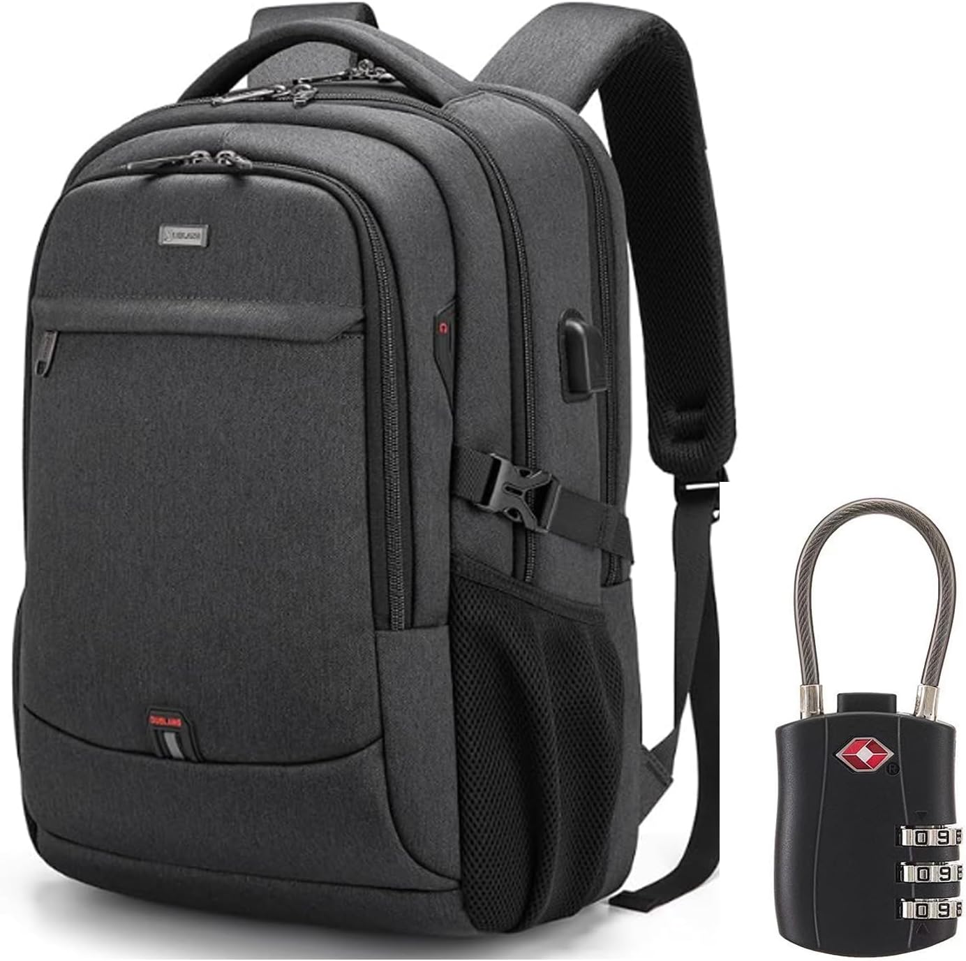 Reise-Laptoprucksack wasserdicht | Diebstahlsicher | Wasserdicht Reise | PackSmart