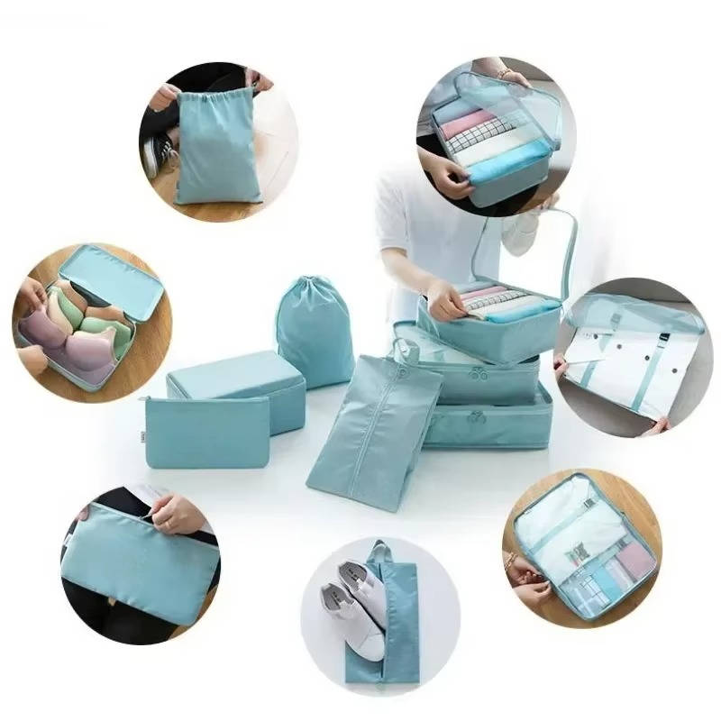 Reise-Packwürfel Set Kompressionsdesign mit separatem Schuhfach