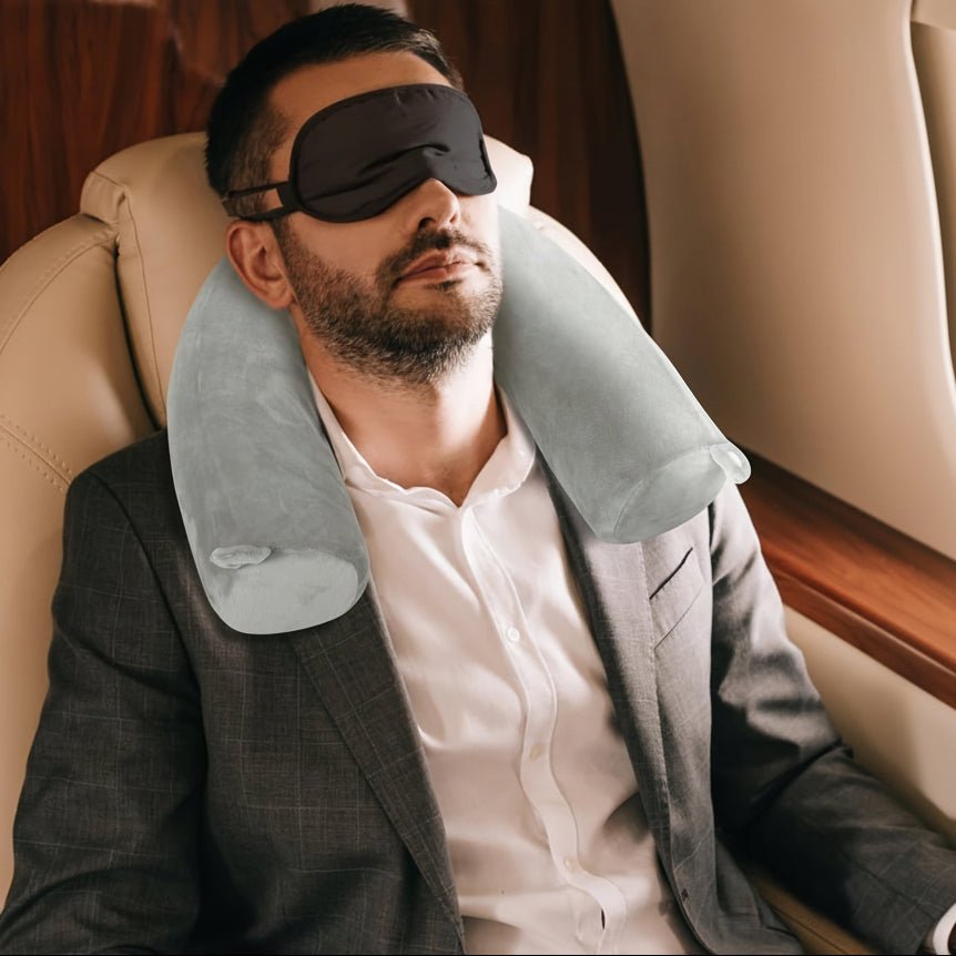 Reisekissen Memory Foam | Ergonomische Nackenstütze | Kompakt | DriftRest
