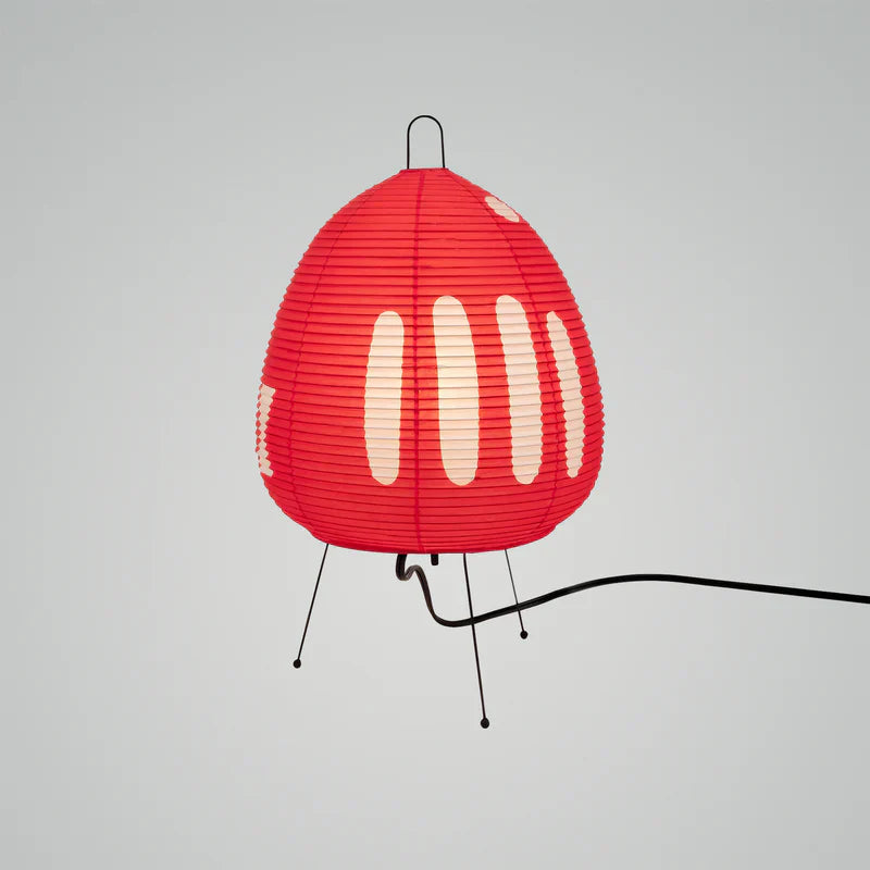 Reispapierlampe | Japanische Tischlampe | Sanftes Wabi Sabi Licht | HikariGlow