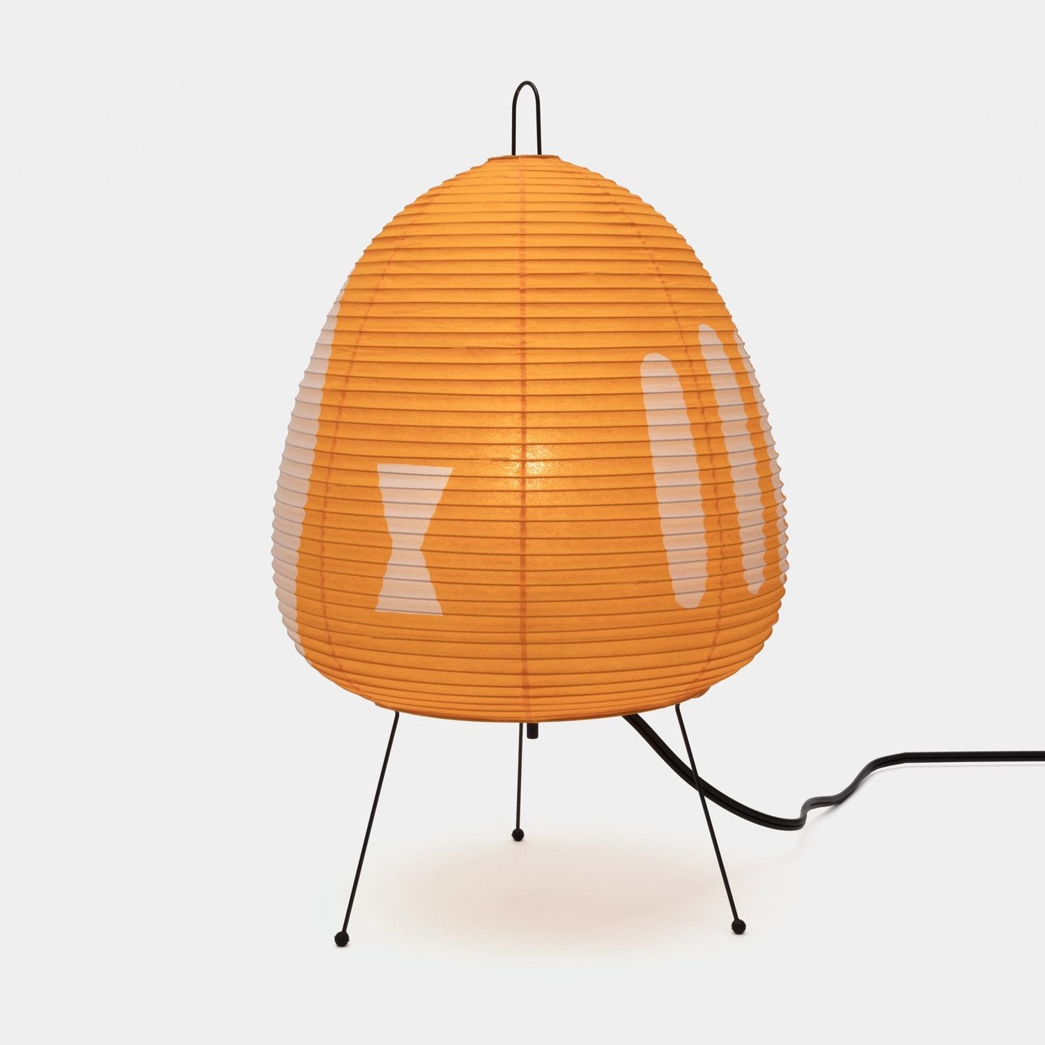 Reispapierlampe | Japanische Tischlampe | Sanftes Wabi Sabi Licht | HikariGlow