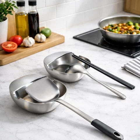 Löffel- und Schöpfkellenhalter | Selbststehend | Utensilienablage | SpoonDock