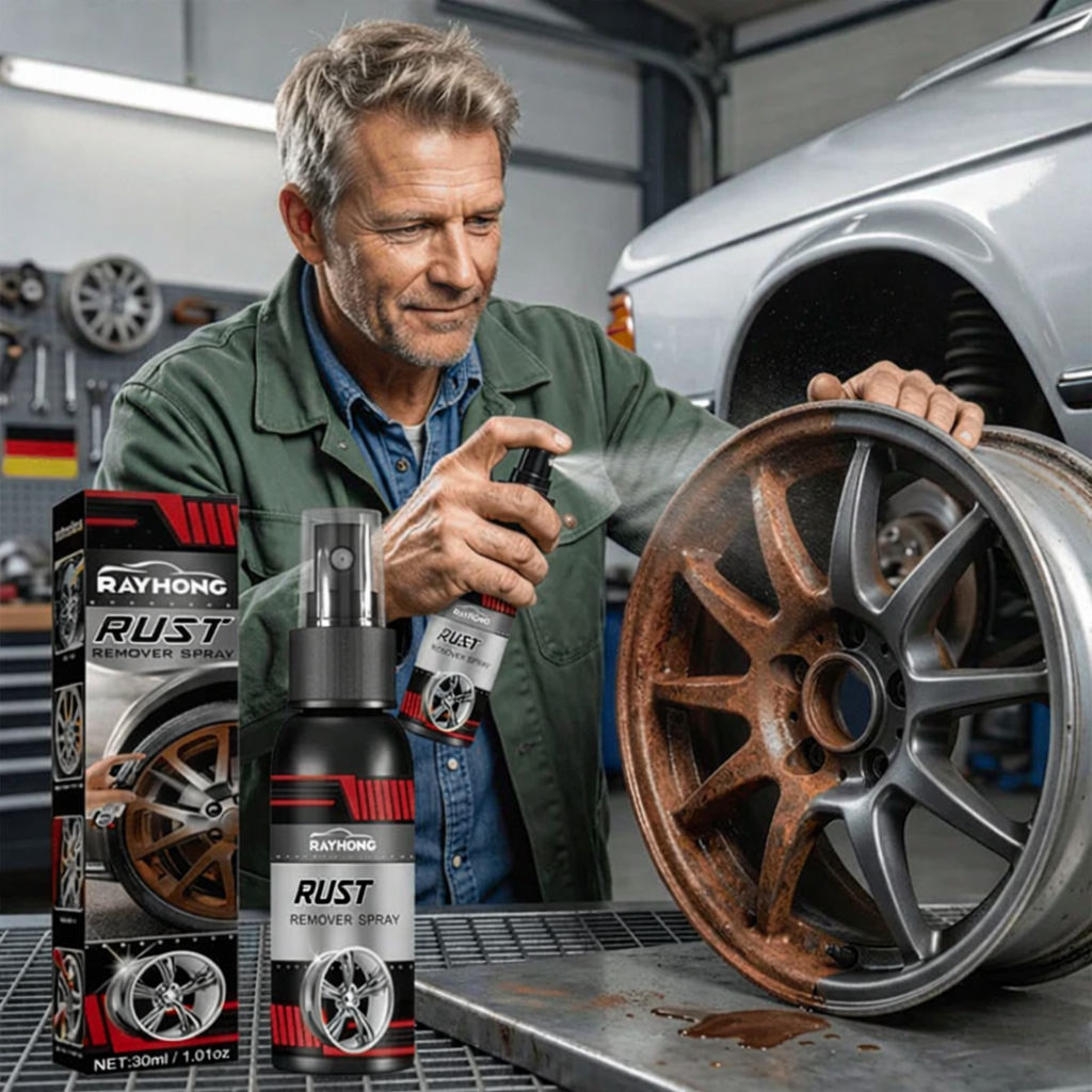 Rostentferner-Spray | Schnell wirkende Formel | Schutzschicht gegen Korrosion | IronShield