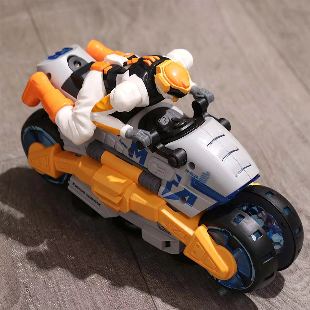 Moto acrobatica per bambini | con funzione di trasformazione | da moto a action figure | RoboMoto