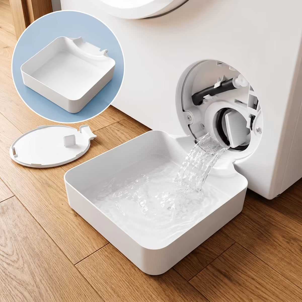 Univerzální odkapávací podložka pro pračky s předním plněním | Zachytává kapky | Odolný plast | AquaTray