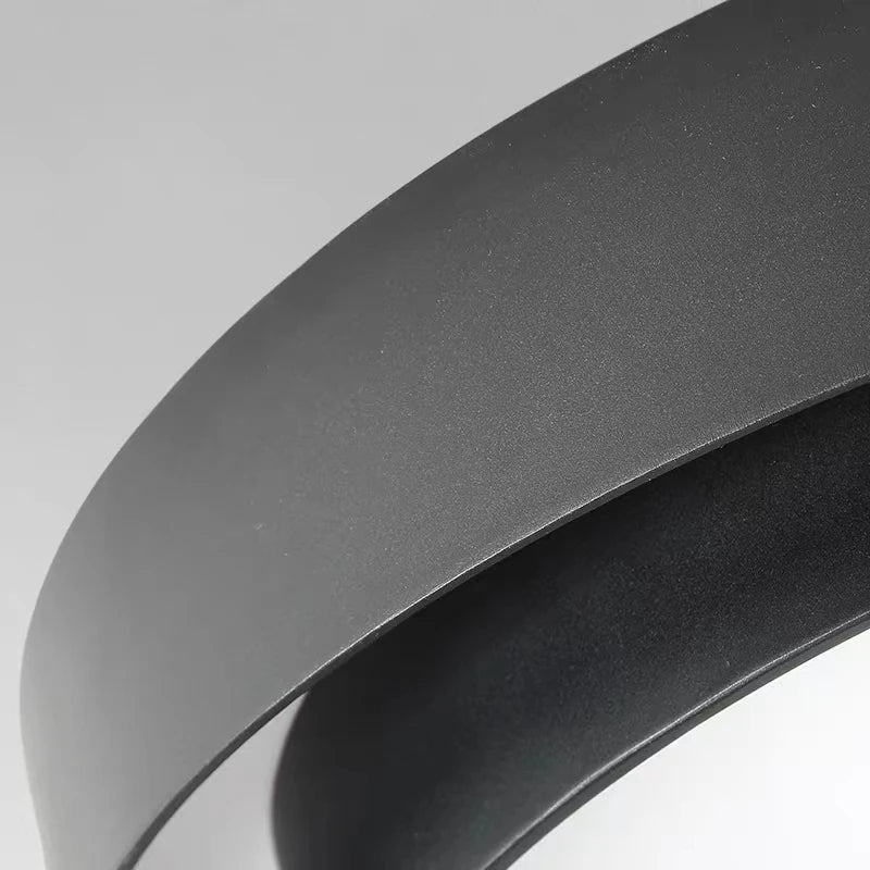 LED Deckenleuchte Metall Ø 40/50/60 cm | Schwarz, Weiss, Grau | Dimmbar per Fernbedienung, Kalt- oder Warmweiss 7