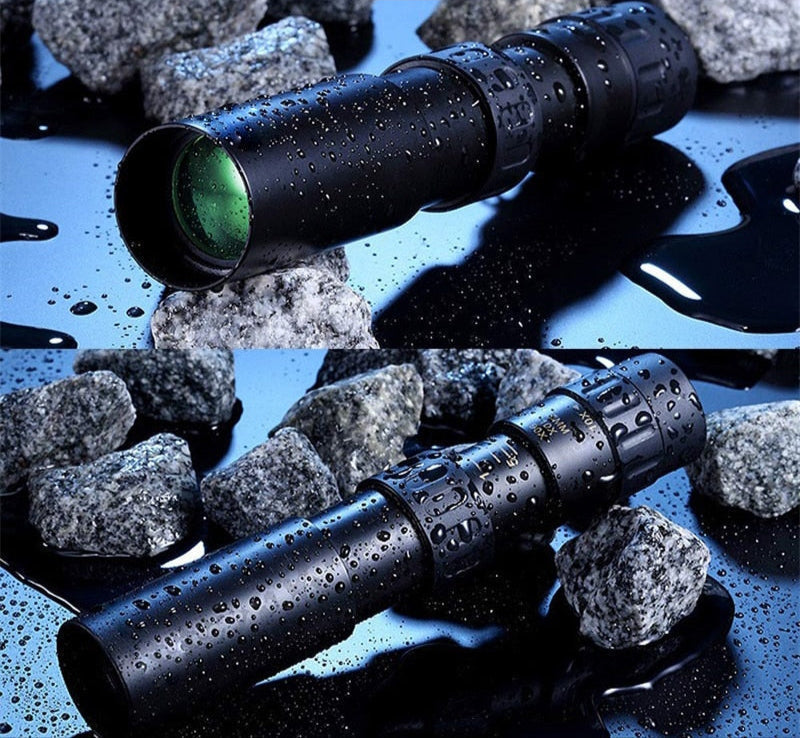 Zoom-Monokular 10-300x | FMC-Vergütung, BAK-4 Prisma | Mit Smartphone-Halter und Stativ für Wandern und Camping 2