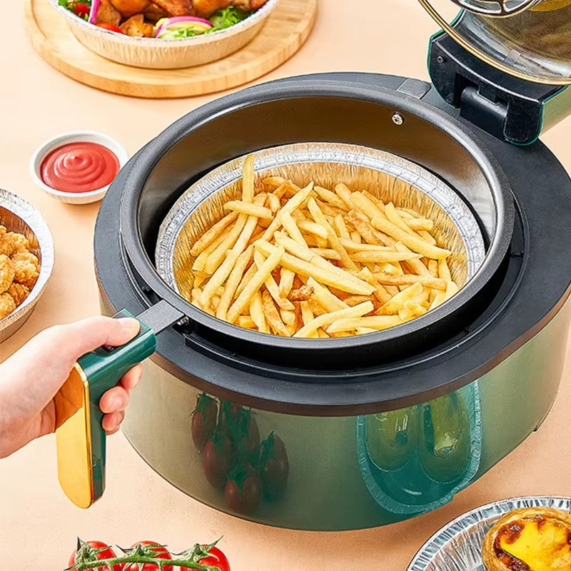 Airfryer-folieinnlegg | Fanger opp fett og smuler | Varmebestandig opptil 250 °C | CrispLiner