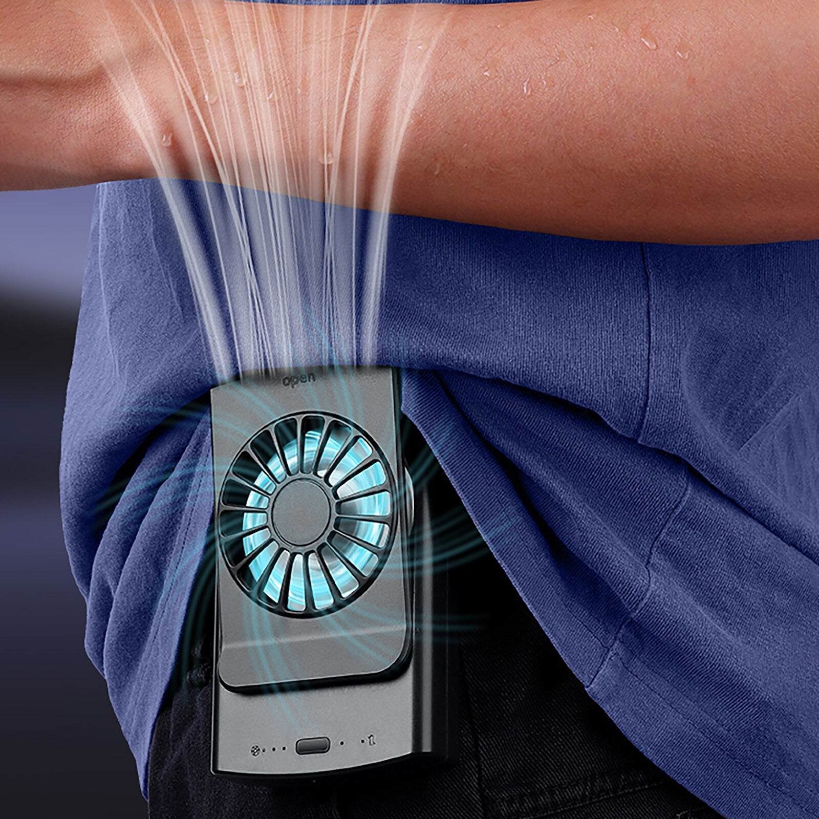 Beznáblový stolní ventilátor | Bez lopatek | Chlazení bez použití rukou | Breezio