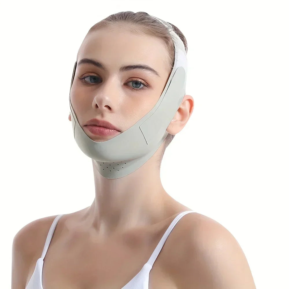 Faixa de lifting facial | Com corte em V | Sensação agradável de firmeza ao usar | ContourBand
