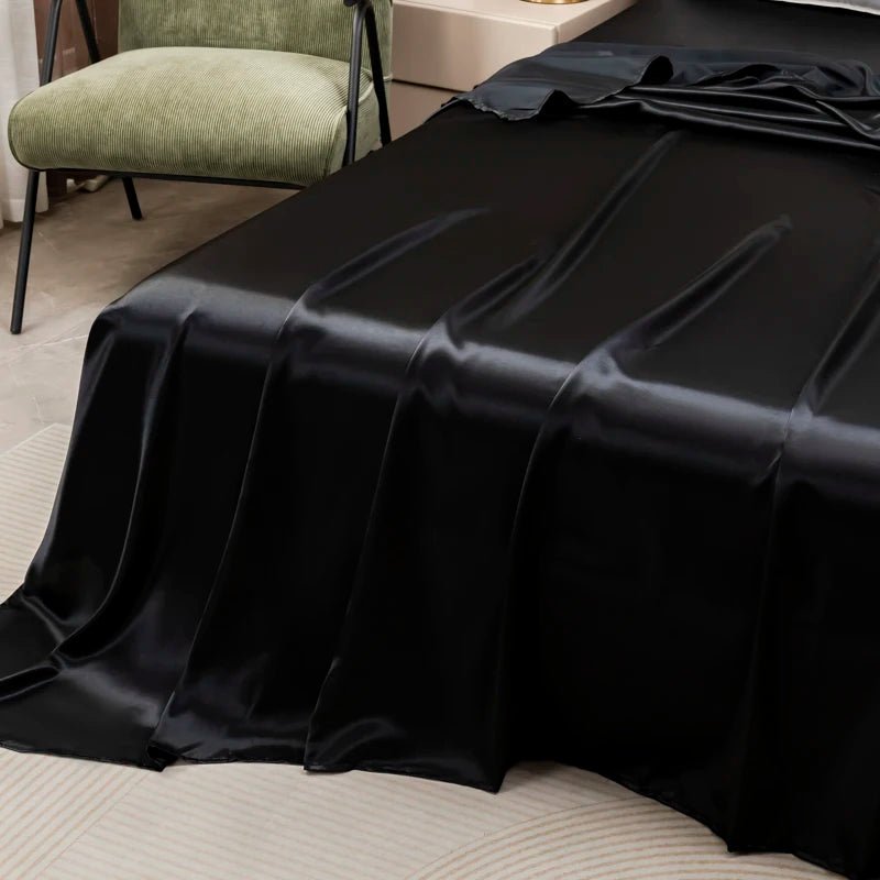 Satin-Bettwäsche-Set | Kühlende, leichte Oberfläche | Weiche Kissenbezüge | AirSatin