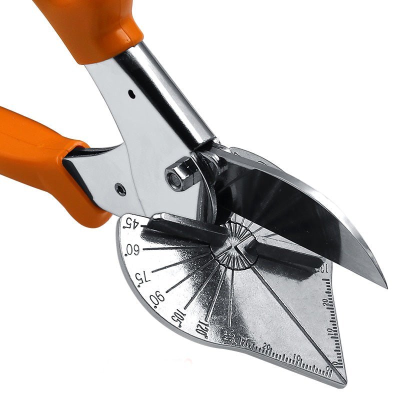 Gehrungsschere Edelstahl 15 cm | Verstellbarer Schnittwinkel 45–135° | SK5-Klinge für saubere Schnitte ohne Ausfransen 3