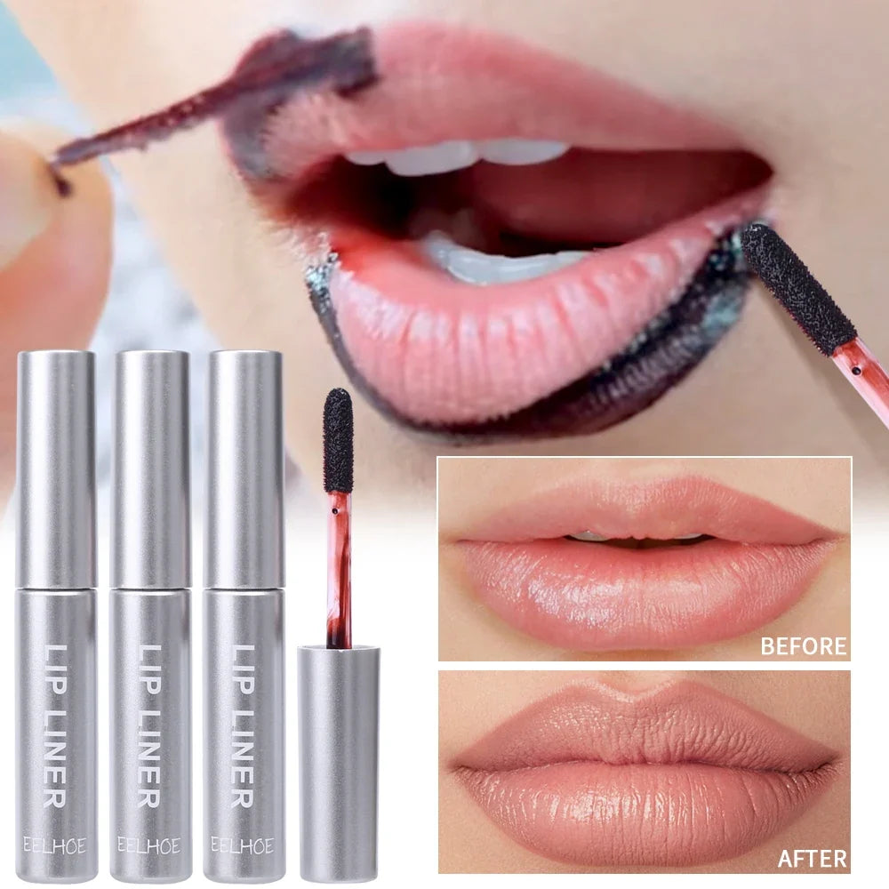 Lippenkonturstift Damen Wasserfest | Hyaluronsäure, Himbeerextrakt & Vitamin E | Pflegt und Verschmiert Nicht, 3 Farbtöne 11
