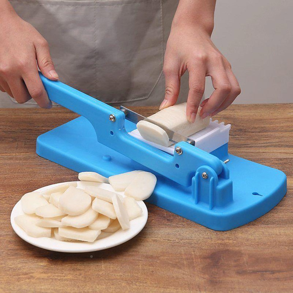 Schneidemaschine | Edelstahlklinge | Einstellbare Schnittstärke | Preciso