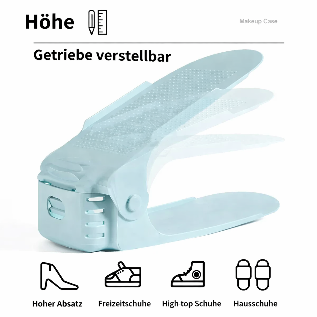 Schuh Organizer | Maximale Platzersparnis | Verstellbarer Schuhstapler | ShoeMate