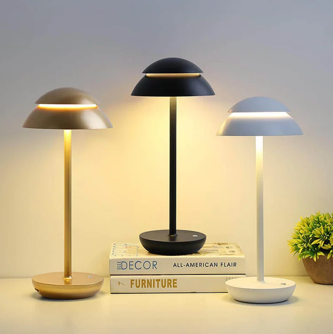 Stolní lampa | Design ve tvaru houby | Dotykové stmívání | LumaShroom