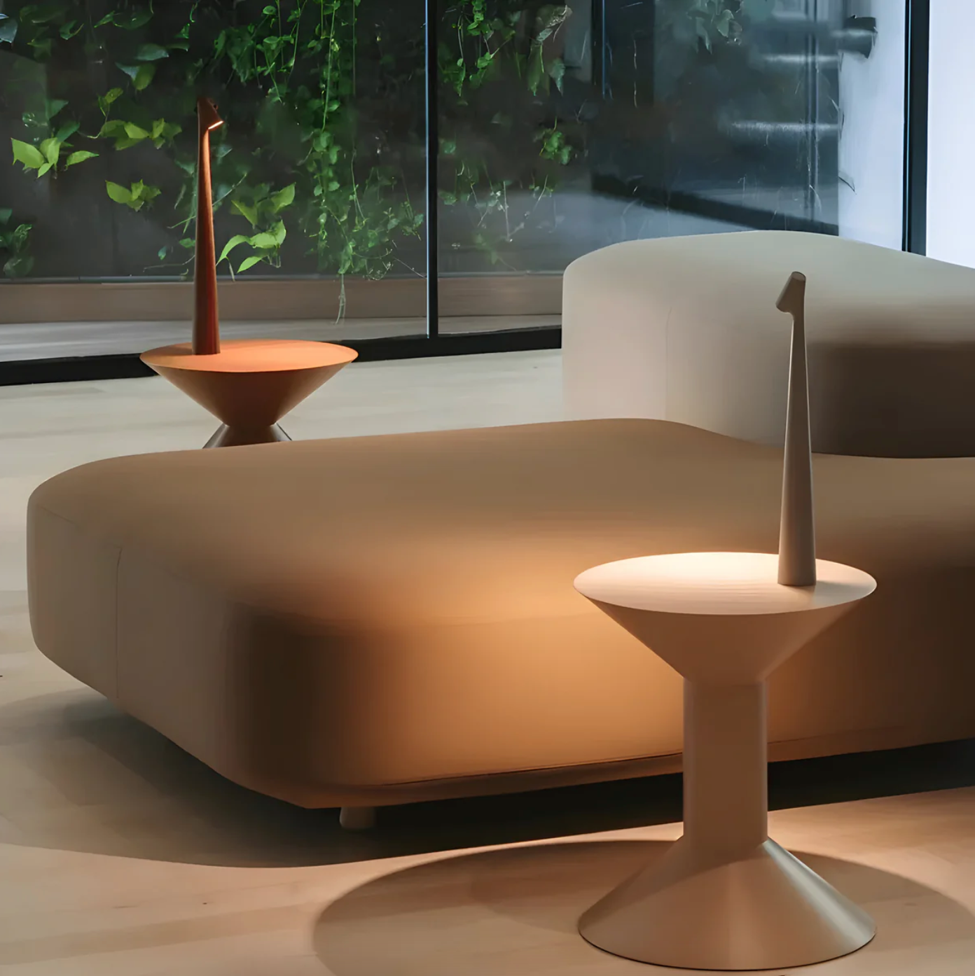 Lampe de chevet | Design scandinave | Intensité réglable sur 3 niveaux par commande tactile | LumaLean