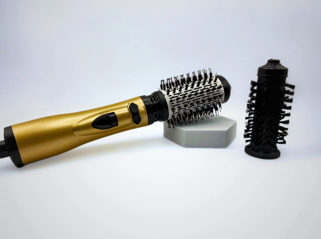 Rotierender Warmluft-Styler für alle Haartypen | 360°-Rotationsbürsten, Ionentechnologie | Föhnt, Formt und Glättet zugleich 3