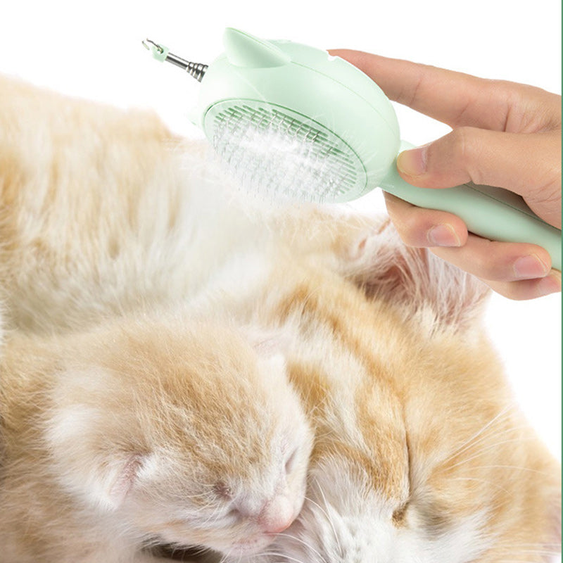 Selbstreinigende Katzenbürste 2-in-1 | Mit Teleskop-Angelrute & Lichtzeiger | Erkennt Flecken, Zecken und Urin per Beleuchtung 8