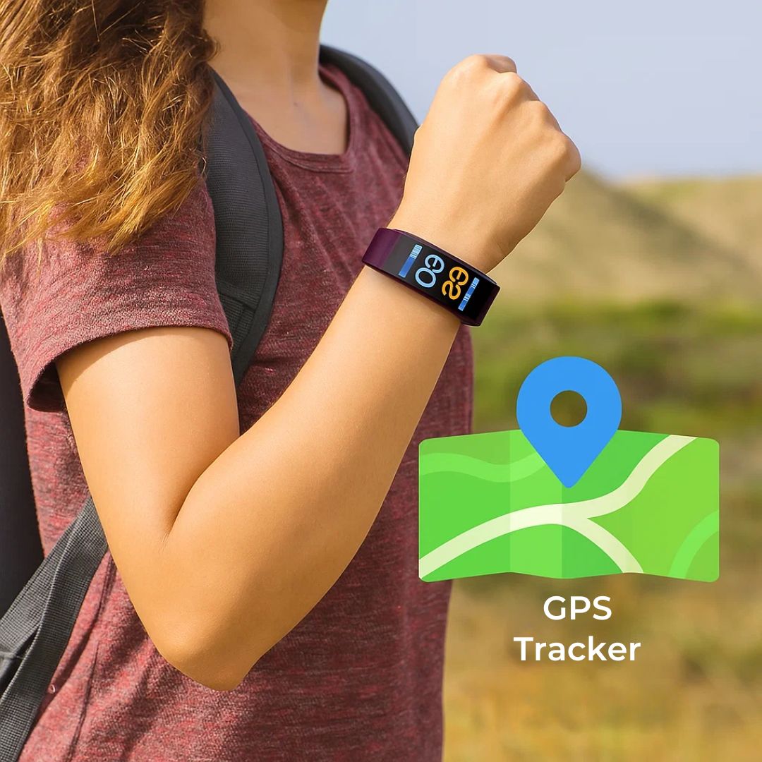 Senioren Uhr | Großem Display | Einfach Bedienbares Fitness-Armband | CareBand