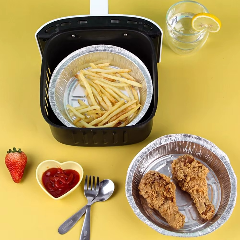 Airfryer-folieinnlegg | Fanger opp fett og smuler | Varmebestandig opptil 250 °C | CrispLiner