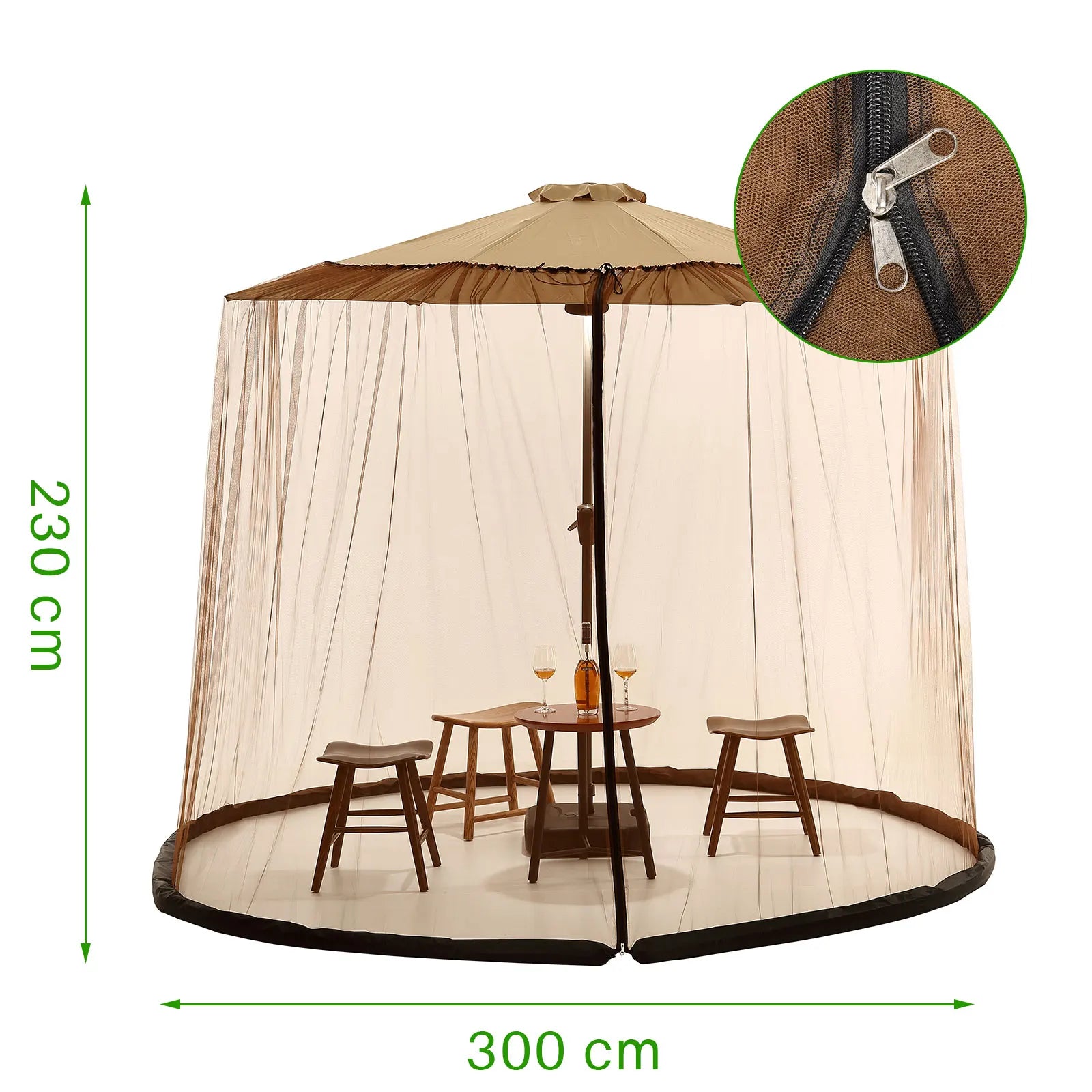Jemná sieťka odpudzuje komáre | Do 240 cm | Elegantný dizajn | Meshield