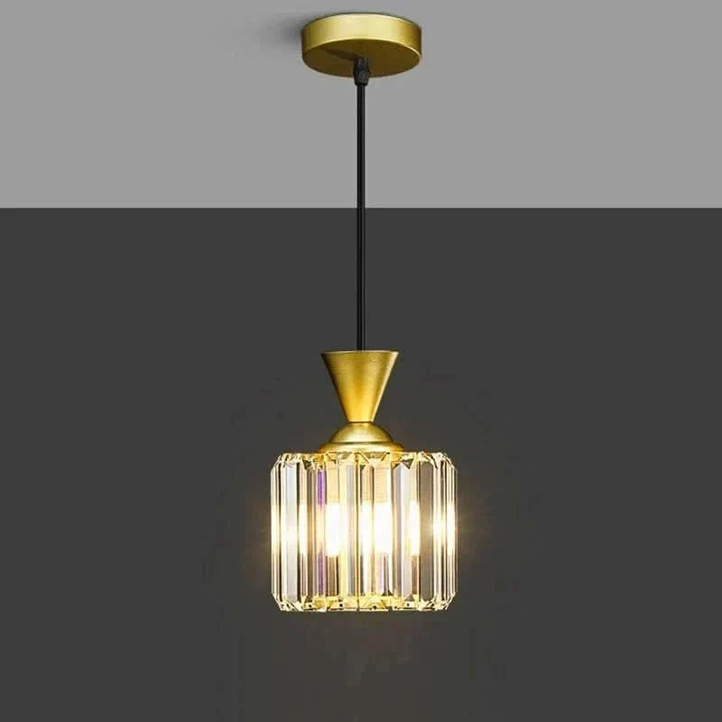 Kristall-Pendelleuchte Metallrahmen | Art-Déco-Design mit Kristallelementen | Verstellbare Aufhängehöhe für Esszimmer 3
