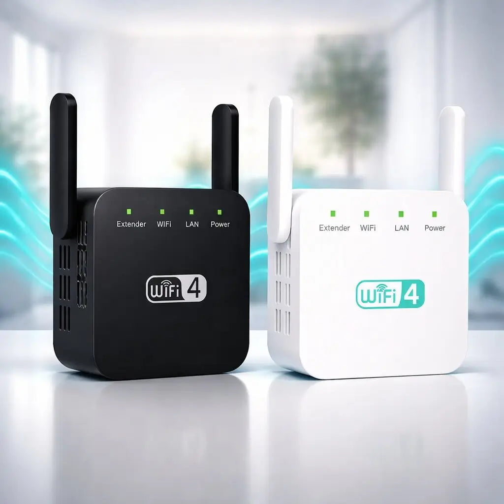 Signalverstärker für WLAN | Verstärker, Router & Access Point | Reichweite bis 50m | Netboost